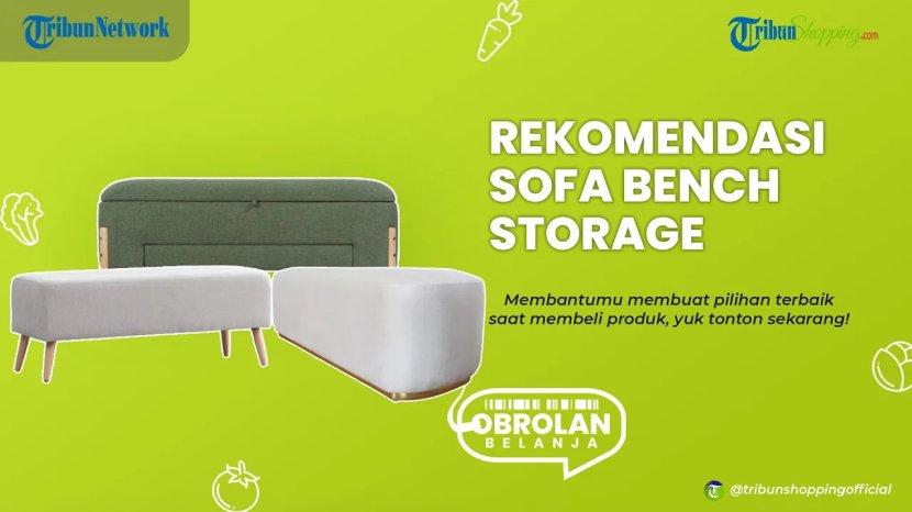 SOFA Minimalis Bench Storage, Bisa Simpan Barang, Bikin Rumah Makin Rapi
