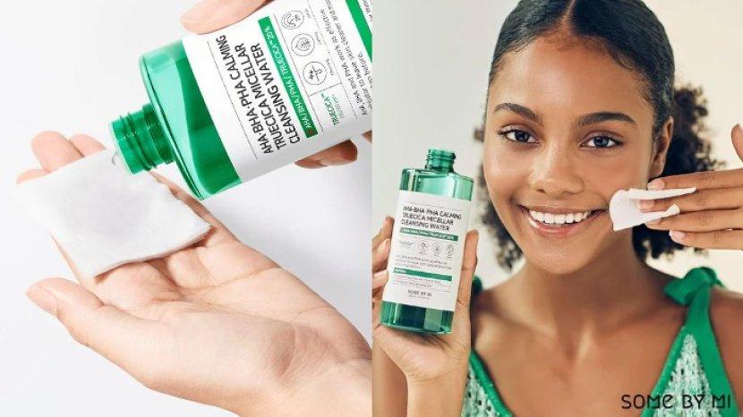 Review SOME BY MI AHA BHA PHA Calming Truecica Micellar Cleansing Water, Bersihkan Wajah Berjerawat