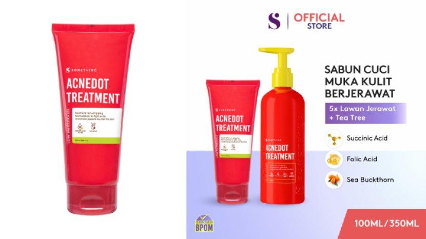 Review SOMETHINC ACNEDOT Treatment Low pH Cleanser, Sabun Cuci Muka Khusus Buat Kulit Berjerawat