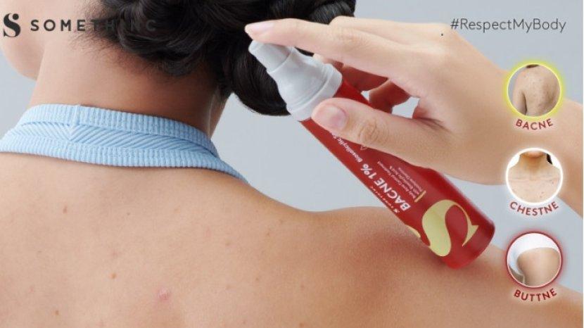 Review SOMETHINC Bacne 1 persen Biosalicylic Spray, Say Good Bye pada Jerawat Punggung