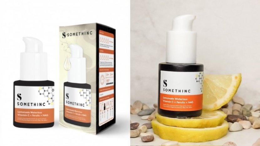 Review SOMETHINC Lemonade Waterless Vitamin C Ferulic NAG, Ciptakan Efek Glass Skin pada Wajah Kamu