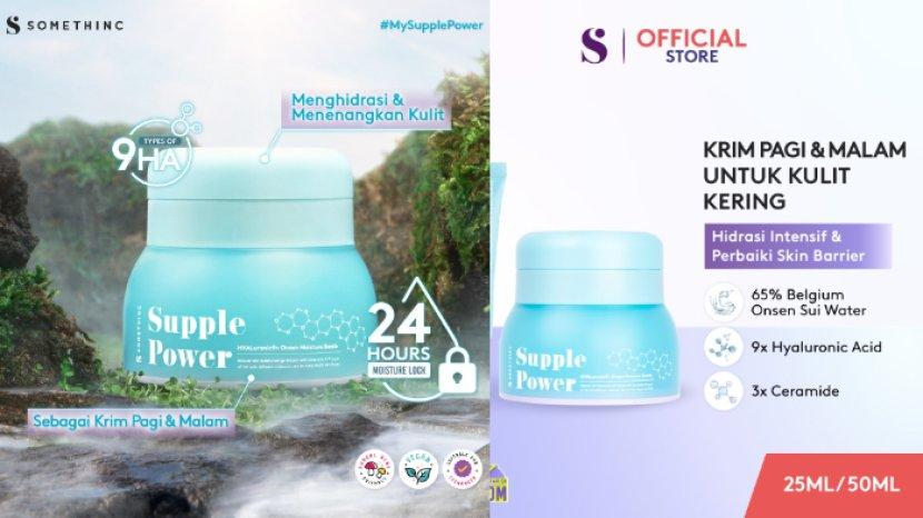 Review SOMETHINC Supple Power Hyaluronic 9 Onsen Moisture Bomb Gel, Solusi Buat Pemilik Kulit Kering