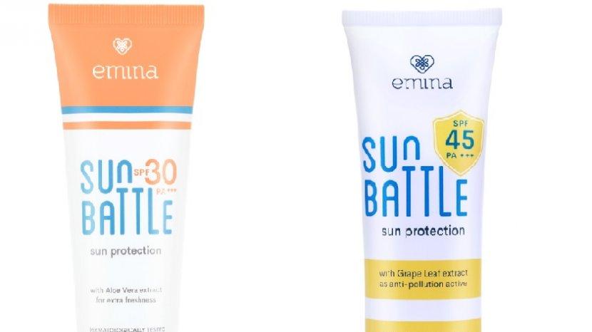 Manfaat Emina Sun battle SPF 30 dan Emina Sun battle SPF 45 untuk Kulit
