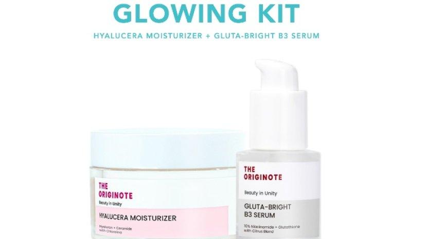 THE ORIGINOTE Glowing Kit Moist-Bright Jadi Salah Satu Bundle Terlaris di TikTok, Intip Reviewnya