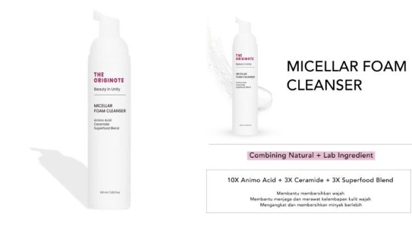 Review THE ORIGINOTE Micellar Foam Cleanser, Pembersih Wajah Praktis dengan Busa yang Melimpah