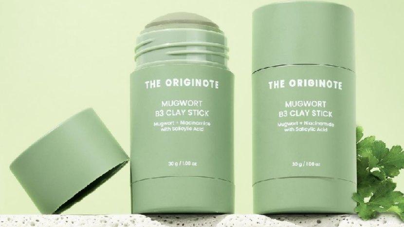 THE ORIGINOTE Mugwort B3 Clay Stick Mask, Masker Terbaru Khusus Acne Fighter yang Wajib Kamu Coba