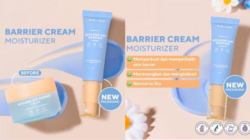 Review TRUE to SKIN Azulene Oat Barrier Moisturizer Cream, Wajah Anti Kering saat Puasa