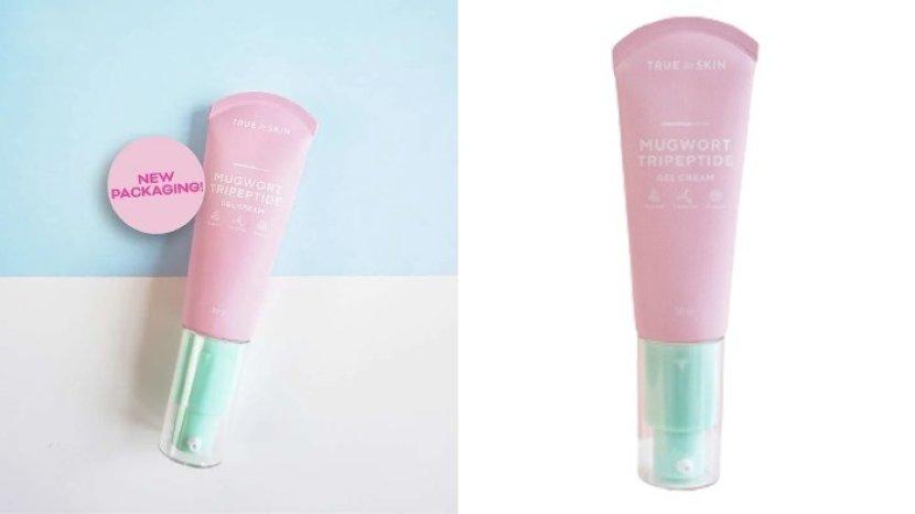 Review TRUE TO SKIN Mugwort Tripeptide Gel Cream, Pelembap Ringan Cocok untuk Semua Jenis Kulit