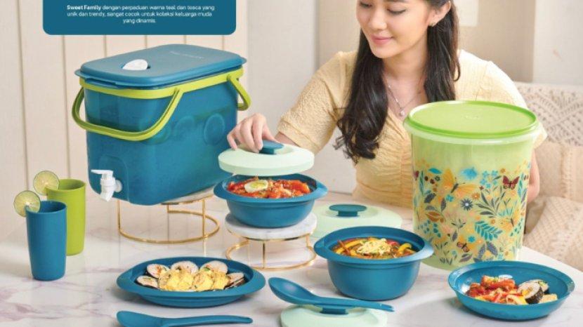TUPPERWARE SWEET FAMILY Wadah Sajian Modern 3 IN 1, Semakin Praktis untuk Keluarga Muda yang Dinamis