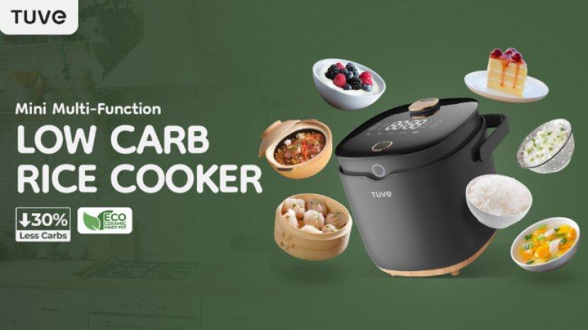 Review TUVE Rice Cooker Low Carbo, Olah Variasi Hidangan Rendah Gula Hingga 30%