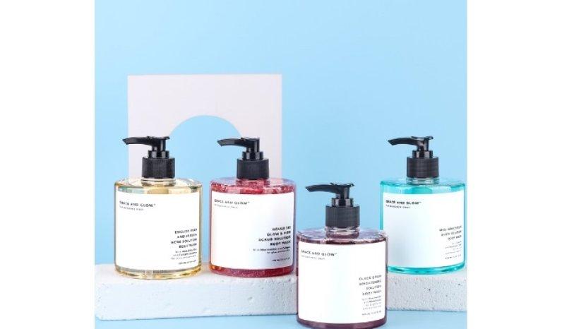 Review GRACE AND GLOW Rouge 540 Glow & Firm Scrub Solution Body Wash