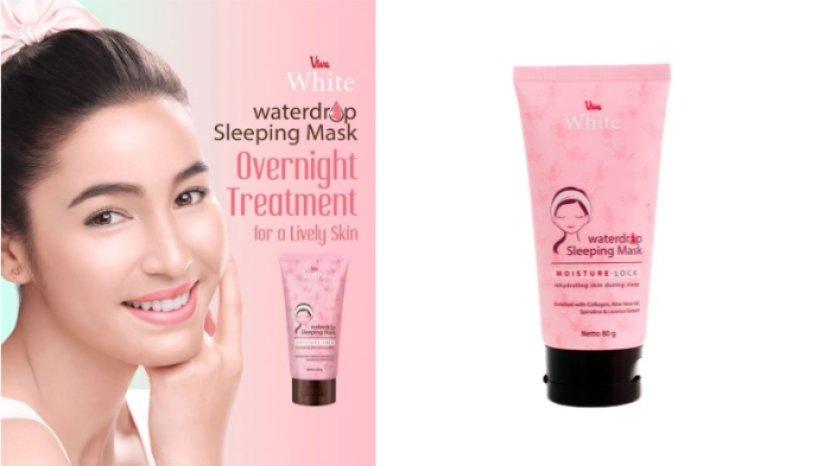 Review Viva White Waterdrop Sleeping Mask, Formulanya Ampuh untuk Lembapkan Wajah Semalaman