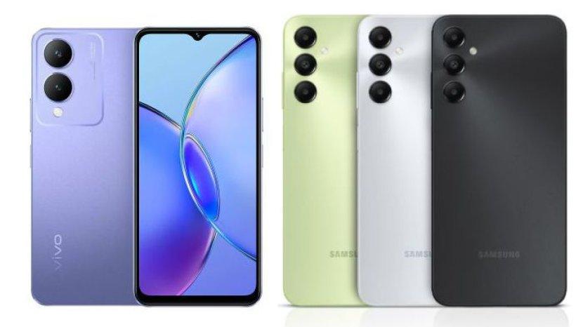 Perbandingan vivo Y17s vs SAMSUNG Galaxy A05s, Duel Maut HP RAM 6 GB Beda Rp 300 Ribu