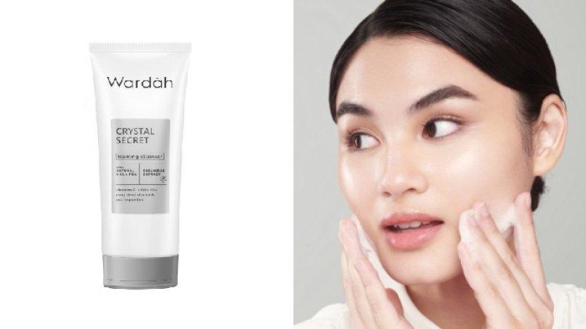 Rasakan Manfaat Bunga Edelweis dalam Wardah Crystal Secret Foaming Cleanser with Natural AHA+PHA