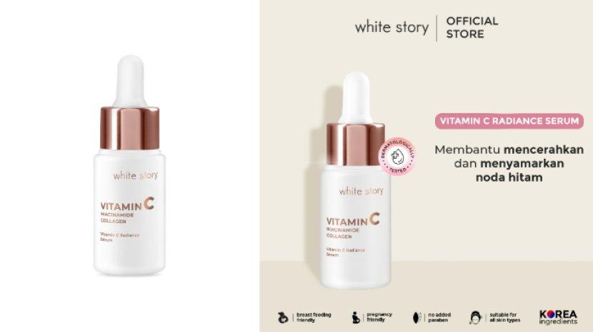 Review White Story Vitamin C Radiance Serum, Ampuh Mencerahkan Sekaligus Samarkan Noda Hitam