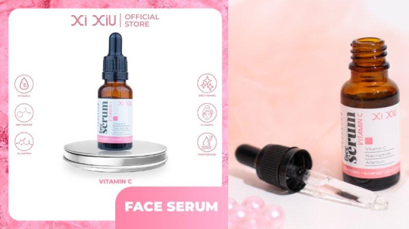 Review Xi XiU Face Serum Vitamin C, Skincare yang Ampuh Mencerahkan Kulit Wajah Kusam