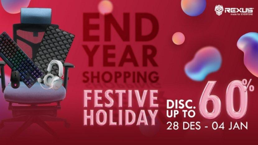 Promo End Year Shopping, 5 Rekomendasi Produk REXUS ini Diskon Hingga 60 Persen