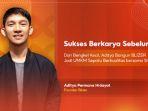 Omzet Melonjak Hingga 90 Persen, Ini Kisah Aditya Merintis Bisnis dan Sukses Berkarya Sebelum 30
