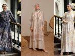 5 Inspirasi Dress Pattern untuk Lebaran ala Marella, Tampil Cantik dan Girly!