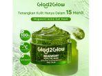 Review Glad2Glow Mugwort Acne Gel Mask, Masker Wajah Komedo dan Pori-pori