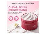 Review Lengkap Grace and Glow Rouge 540 Brightening Clay Body Scrub
