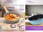 Review Tifale Deep Sauce Pan 20cm Granite Coating, Ideal untuk Kebutuhan Masak Sehari-hari
