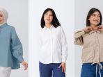 30 Daftar Kemeja Wanita Cotton Inch, Cocok Untuk Bukber Setelah Pulang Kerja