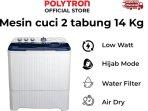 Review Lengkap Mesin Cuci Polytron 2 Tabung PWM 1403B, Plus dan Minus