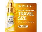 Review SKINTIFIC Instant Glowing Serum Spray Travel Size: Manfaat, Kelebihan, Kekurangan