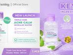 Review Facetology Triple Care Acne Calm Micellar Water, Skincare BPOM untuk Rawat Kulit Berjerawat