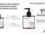 Review GRACE AND GLOW Black Opium Brightening Booster Body Wash, Sabun Mandi Beraroma Parfum YSL