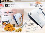 Review Hand Mixer Advance MX-133, Hemat Daya dan Harganya Ramah di Kantong