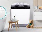 Review Hisense Mesin Cuci 2 Tabung Top Loading 8 KG WSAK8011UB, Berlimpah Fitur untuk Hasil Maksimal