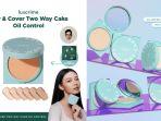 Review luxcrime Blur & Cover Two Way Cake Oil Control, Bedak Multifungsi untuk Menemani Acara Bukber