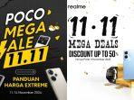 POCO dan realme Kompak Hadirkan Diskon hingga 500 Ribuan di 11.11