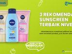 3 Rekomendasi Sunscreen SPF Terbaik, Cegah Kulit TERBAKAR saat Aktivitas di Luar Ruangan