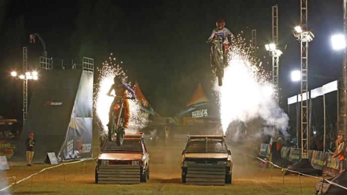 Aksi M. Zidane dalam kejuaraan motocross dan grasstrack