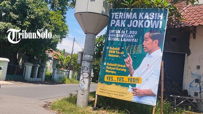 Satpol PP Tegas Turunkan Baliho Terima Kasih Jokowi di Solo, Langgar Aturan