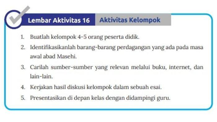 Kunci Jawaban IPS Kelas 8 Halaman 49 Kurikulum Merdeka: Identifikasi Dagangan di Awal Abad Masehi