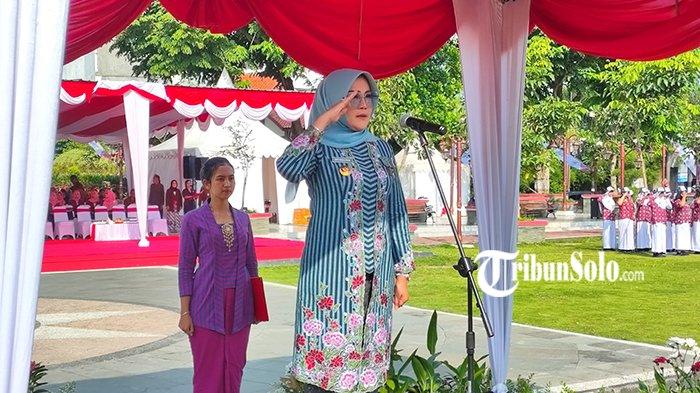 Bupati Klaten Sri Mulyani Pimpin Upacara Hardiknas, Serukan Semangat Lanjutkan Merdeka Belajar