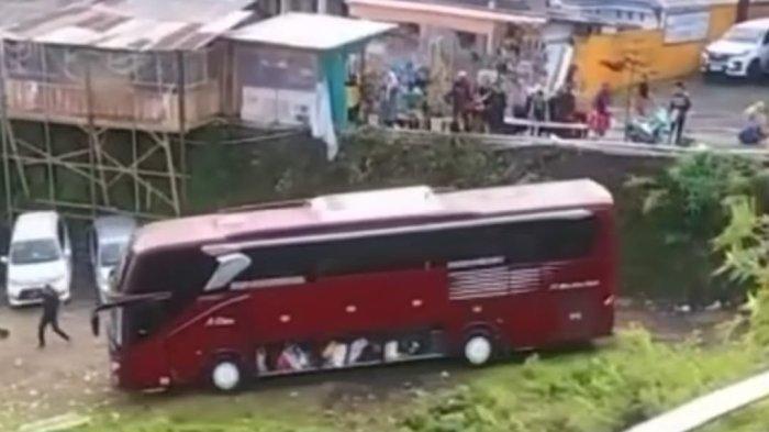 Investigasi Bus Jatuh ke Sungai di Guci Tegal: Rem Tangan Posisi Mengunci dan Berfungsi dengan Baik