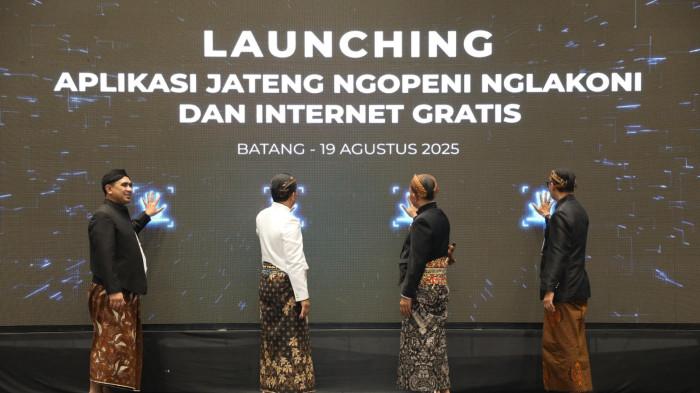Gubernur Jawa Tengah Ahmad Luthfi meluncurkan aplikasi Jateng Ngopeni Nglakoni (JNN)