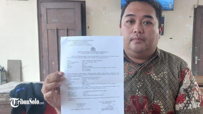 Haryo Anindito, warga Kartasura, Sukoharjo saat ditemui Kamis (20/11/2025).