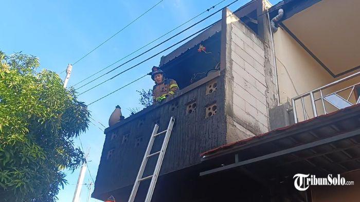 Kebakaran rumah di Kratonan, Kota Solo, Jumat (20/3/2026) pagi.