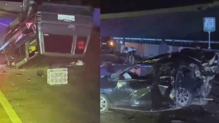 RINGSEK. Kecelakaan beruntun di Tol Boyolali, Jumat (3/4/2026) dini hari. Satu orang dilaporkan meninggal dunia.