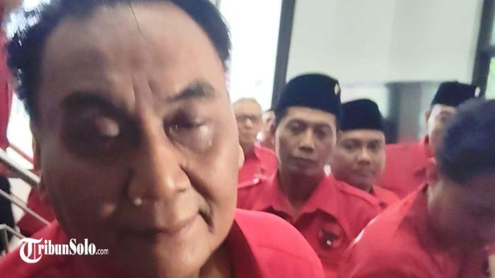 KONSOLIDASI - Ketua Bidang Pemenangan Pemilu Legislatif DPP PDIP Bambang Wuryanto atau yang akrab disapa Bambang Pacul, menghadiri konsolidasi internal di Kantor DPC PDI-P Karanganyar, Senin (25/2/2026). Agenda ini menjadi langkah awal pengurus DPD PDI-P Jawa Tengah memperkuat barisan menuju 2029.