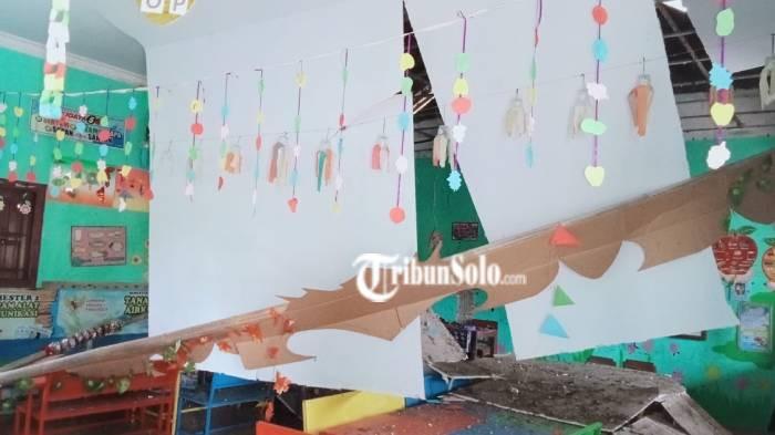 Kondisi TK terdampak gempa