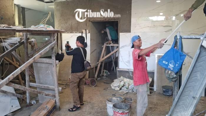Kondisi proyek pengerjaan toilet bawah