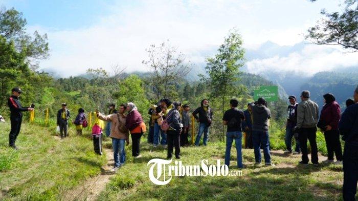 WISATA KLATEN - Pemandangan Asri. Pemandangan di Obyek Ekowisata Kalitalang masih terlihat asri di Desa Balerante, Kecamatan Kemalang, Kabupaten Klaten.