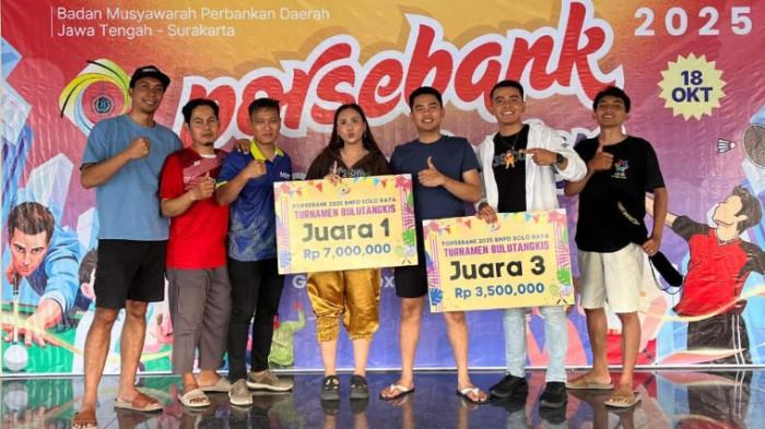 Jos! BRI Sabet Juara di Ajang PORSEBANK BMPD Solo Raya 2025
